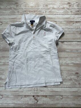 Polo Ralph Lauren - Girl's Polo Shirt - White - XL (16)